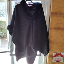 Load image into Gallery viewer, Fur trim Cape \ poncho assorted