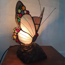 Load image into Gallery viewer, Purple Spotted Butterfly Lamp