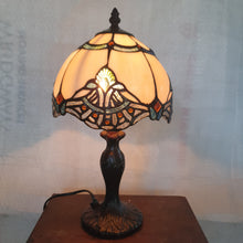 Load image into Gallery viewer, Leadlight Lamp Small Beige Majorelle