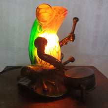 Load image into Gallery viewer, Ringo Frog Drummer Lamp