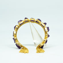 Load image into Gallery viewer, Hand Crafted Amethyst Bracelet - One Off Handmade -  Flexible Sizing - Beths Emporium