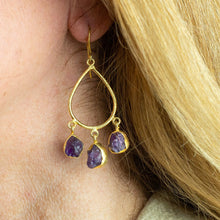 Load image into Gallery viewer, Hand Crafted Amethyst Earrings - One Off Handmade - Beths Emporium