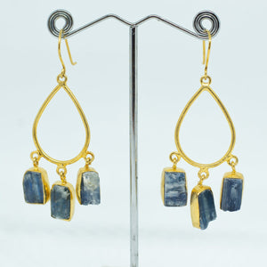 Hand Crafted Apatite Earrings - One Off Handmade - Beths Emporium