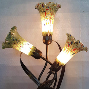 Leadlight Style Lamp - Athene Table Lamp - Beths Emporium