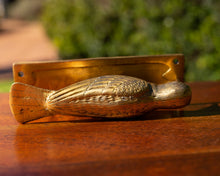 Load image into Gallery viewer, Bird Polished Brass Door Knocker - Animal Handle Pull - Beths Emporium