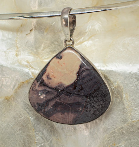 Hand Crafted Jasper and Sterling Silver Pendant - Beths Emporium
