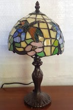 Load image into Gallery viewer, Leadlight Style Crystal Dragonfly small Table Lamp - Beths Emporium