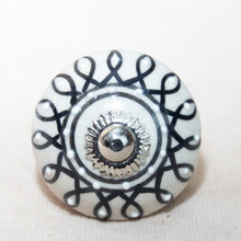 Load image into Gallery viewer, Hand Painted Antique Ceramic Door Drawer Knob - Circle of Life - Beths Emporium