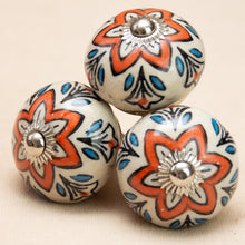 Load image into Gallery viewer, Hand Painted Antique Ceramic Door Drawer Knob - My Happy Place - Beths Emporium