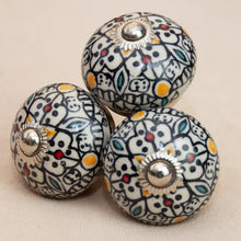 Load image into Gallery viewer, Hand Painted Antique Ceramic Door Drawer Knob - Persian Glory - Beths Emporium