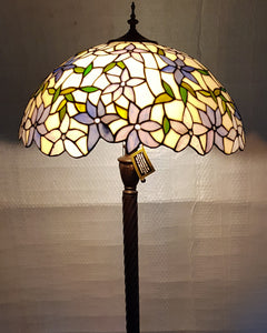 Leadlight Style Large Floriade Floor Lamp - Beths Emporium