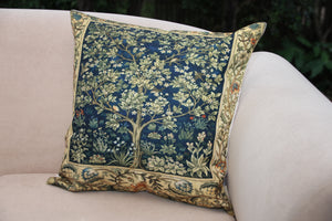 Linen Cushion Cover - Renaissance Tree of Life - Beths Emporium