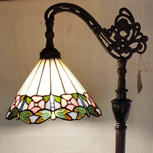 Leadlight Style Petalia Bridge Floor Lamp - Beths Emporium