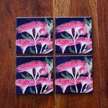 Load image into Gallery viewer, Set of Coasters - Red Flowering Gum - Australian Native - Beths Emporium