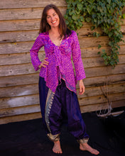Load image into Gallery viewer, Royal Blue Silver Jeannie Boho Pants - Beths Emporium