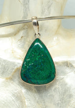 Load image into Gallery viewer, Unique Hand Crafted Green Chrysocolla &amp; Sterling Silver Pendant - Beths Emporium