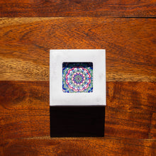 Load image into Gallery viewer, Set of Coasters - Indian Mandalas - Square - Beths Emporium