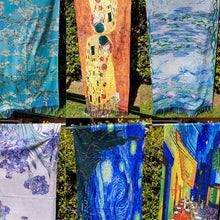 Load image into Gallery viewer, Impressionist Art Scarves Wool
